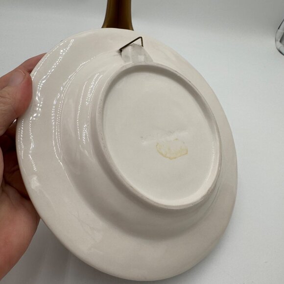 Vintage Bella Casa by Ganz Hand Painted Hen Chicken 3D Wall Plate Decor black wh - Picture 11 of 15